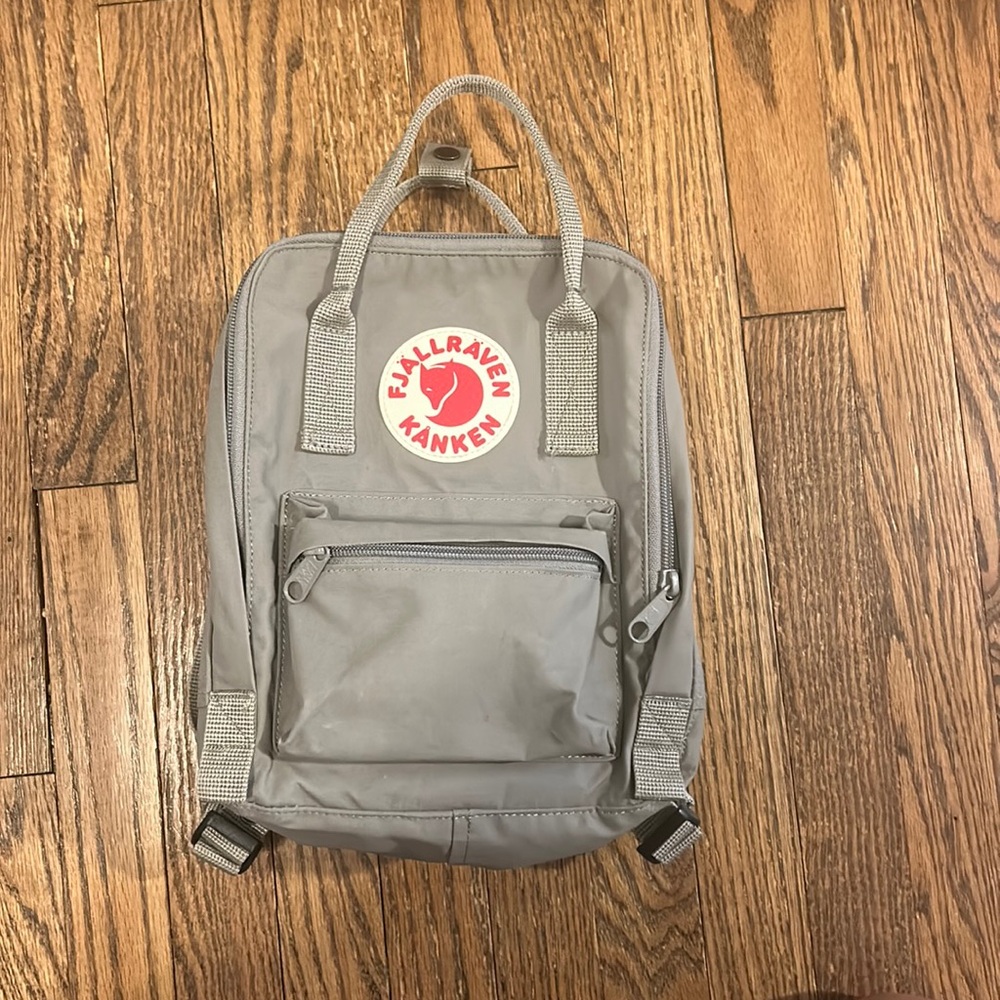 Fjallraven Kanken mini backpack.